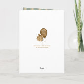 Bluegrassヴィンテージビニールパーソナライズされたレコード カード (裏面)