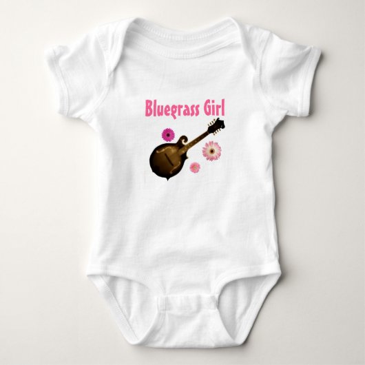 "Bluegrass女の子"のジャージーT~shirtのサイズ: 大きい(ピンク) Tシャツ (正面)