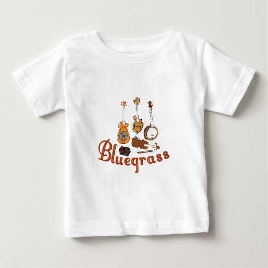 Bluegrass楽器 ベビーTシャツ (正面)