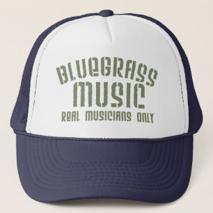 Bluegrass音楽実在ミュージシャンのみ古い文字 キャップ