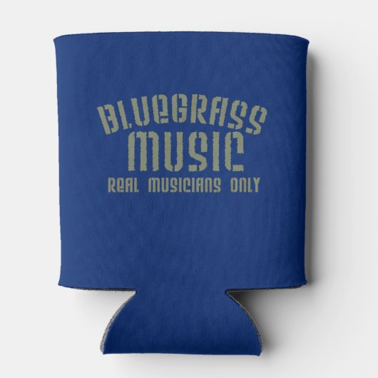 Bluegrass音楽実在ミュージシャンのみ古い文字 缶クーラー (裏面)
