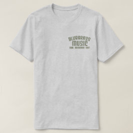 Bluegrass音楽実在ミュージシャンのみ古い文字 Tシャツ