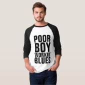 BLUEGRASS音楽Tシャツを働く貧しい少年 Tシャツ (正面フル)