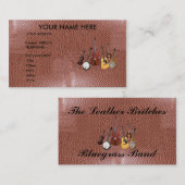 BLUEGRASS BAND-BUSINESSカード 名刺 (正面/裏面)