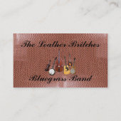 BLUEGRASS BAND-BUSINESSカード 名刺 (裏面)