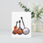 Bluegrass Band Filtered ポストカード (スタンド正面)