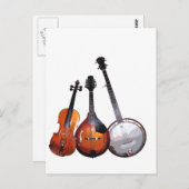 Bluegrass Band Filtered ポストカード (正面/裏面)