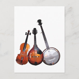 Bluegrass Band Filtered ポストカード