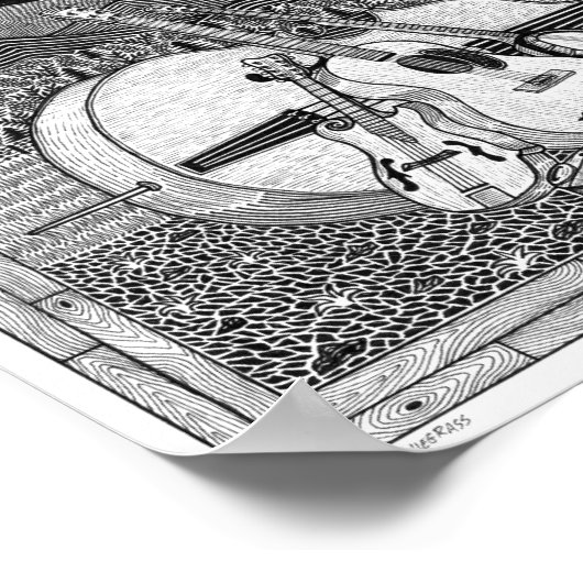 Bluegrass Poster ポスター (角)