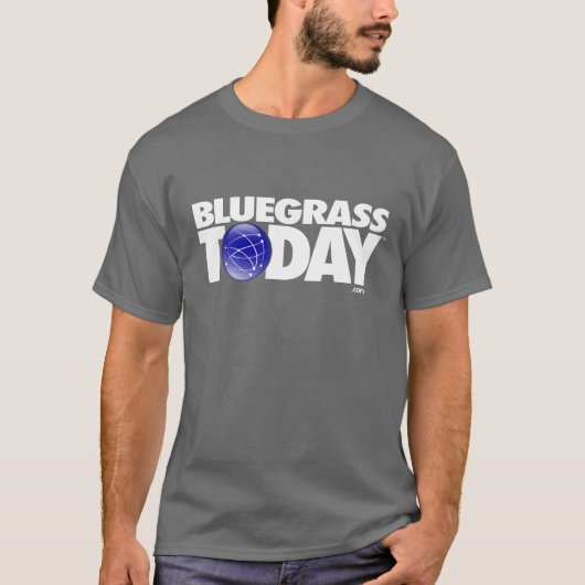 Bluegrass TodayダークカラーロゴTシャツ Tシャツ (正面)