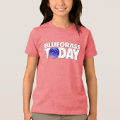 Bluegrass TodayロゴユースTシャツ トライブレンドＴシャツ (正面)