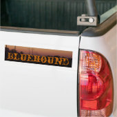 Bluehoundのバンパー バンパーステッカー (トラック上)
