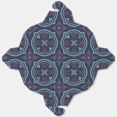 blueish floral tiling pattern フェイバーボックス (見開き)