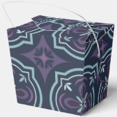 blueish floral tiling pattern フェイバーボックス (裏面)