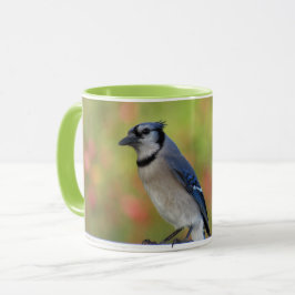 BlueJayかわいらし Mug - Backyard Birds マグカップ