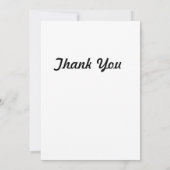 Bluejay Birdサンキューカードブルージェイ友情 サンキューカード (裏面)