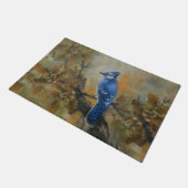 Bluejay "Jaybird" rug by Jason Street ドアマット (アングル)