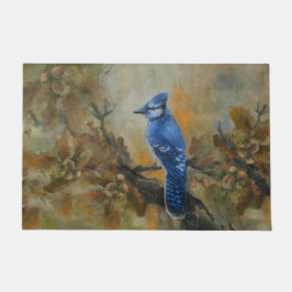 Bluejay "Jaybird" rug by Jason Street ドアマット