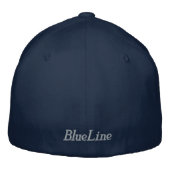 BlueLine Baseball Cap / BlueLine 刺繍入りキャップ (裏面)