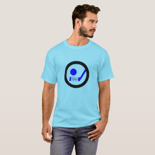 BluelinerのホッケーのレトロのTシャツ Tシャツ
