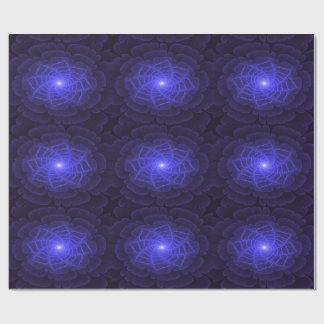 BlueLotus Fractal Flower Wrapping Paper ラッピングペーパー