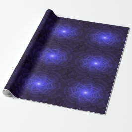 BlueLotus Fractal Flower Wrapping Paper ラッピングペーパー