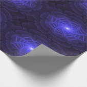 BlueLotus Fractal Flower Wrapping Paper ラッピングペーパー (角)