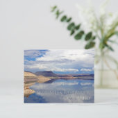 BlueMesaReservoirポストカード ポストカード (スタンド正面)