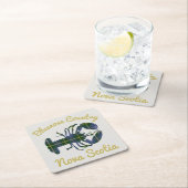 Bluenoseの国のN.S. Tartan Lobsterのパーティーのコースター スクエアペーパーコースター (インサイチュ)