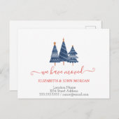 BluePineの木々が発表を移動 案内ポストカード (正面/裏面)