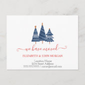 BluePineの木々が発表を移動 案内ポストカード (正面)