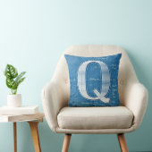 Blueprint Monogram Letter Q クッション (椅子)