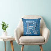 Blueprint Monogram Letter R クッション (椅子)