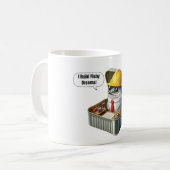  Blueprint Sardine Engineer Coffee Break Art コーヒーマグカップ (正面左)