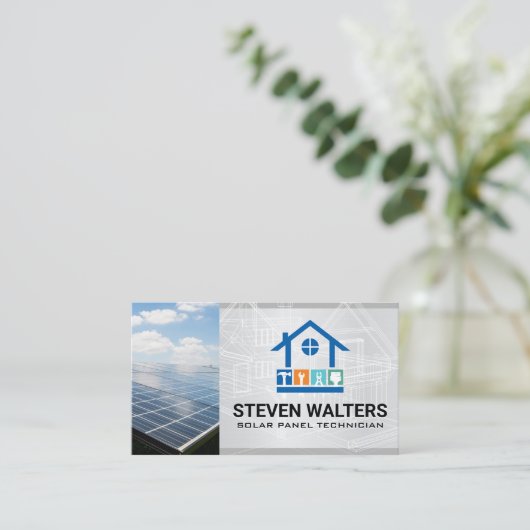 Blueprints | General Contractor  名刺 (スタンド正面)