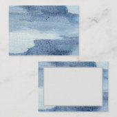 "Blues'絵画":オリジナル抽象芸術アートノートカード ノートカード (正面/裏面)