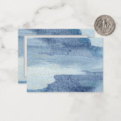 "Blues'絵画":オリジナル抽象芸術アートノートカード ノートカード (正面/裏面インサイチュ)