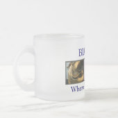 BLUES411曇らされたガラスのマグ フロストグラスマグカップ (左)