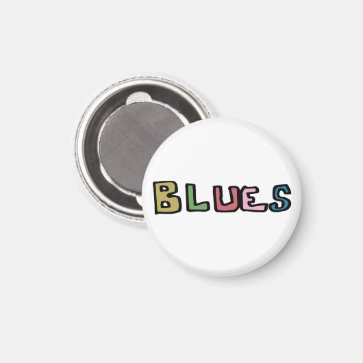BLUES マグネット (正面/裏面)