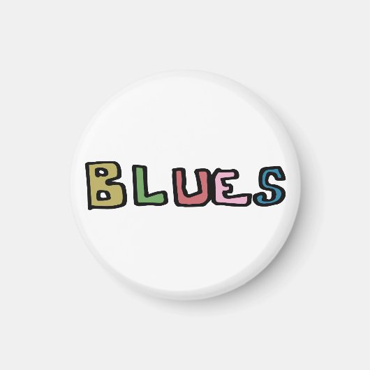 BLUES マグネット (正面)