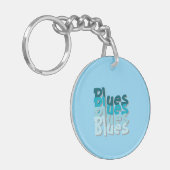 Blues Acrylic Keychain キーホルダー (正面左)