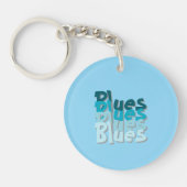 Blues Acrylic Keychain キーホルダー (正面)