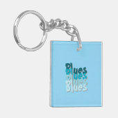 Blues Acrylic Keychain キーホルダー (正面左)
