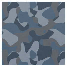 Blues Camo ファブリック