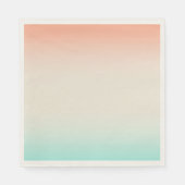 Blues Coral Linen Blends  スタンダードランチョンナプキン (正面)