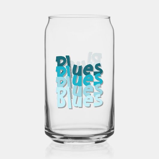 Blues Drinkware Set ガラス缶 (正面)