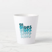 Blues Latte Mug カフェラテマグ (正面)