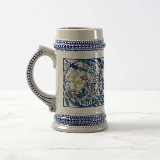 Blues rush in Mug ビールジョッキ (左)