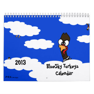 BlueSkyの七面鳥2013のカレンダー カレンダー