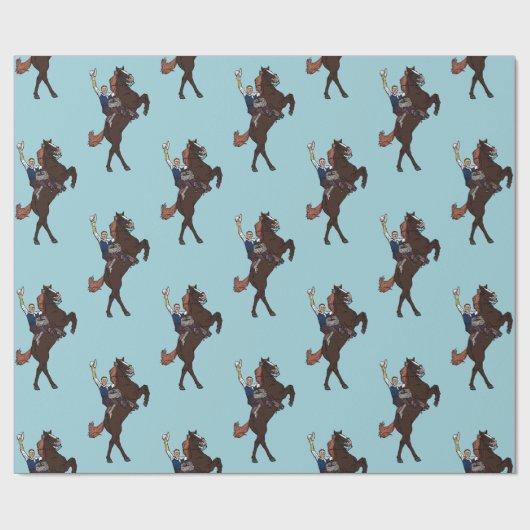 BlueSkyの遺伝子、カウボーイ ラッピングペーパー (フラット)